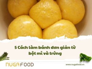 làm bánh đơn giản từ bột mì và trứng