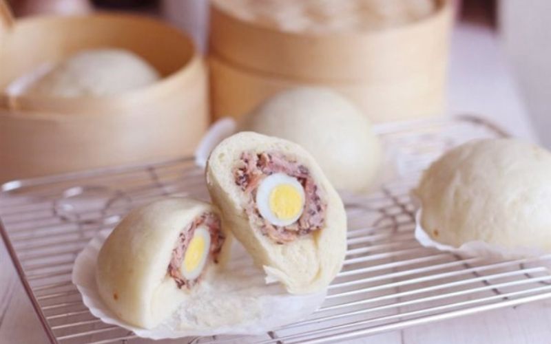 Làm bánh bao từ bột pha sẵn đơn giản tại nhà