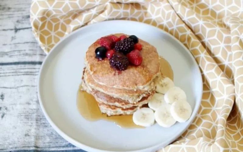 Bánh Pancake Khoai Lang giúp da trắng sáng 
