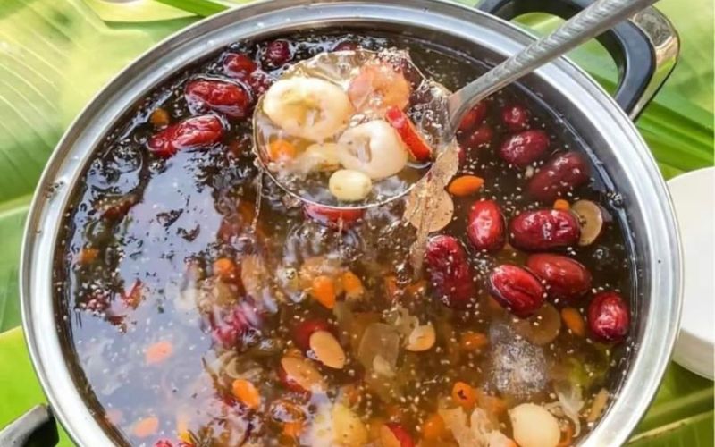 Công thức nấu dưỡng nhan hạt chia