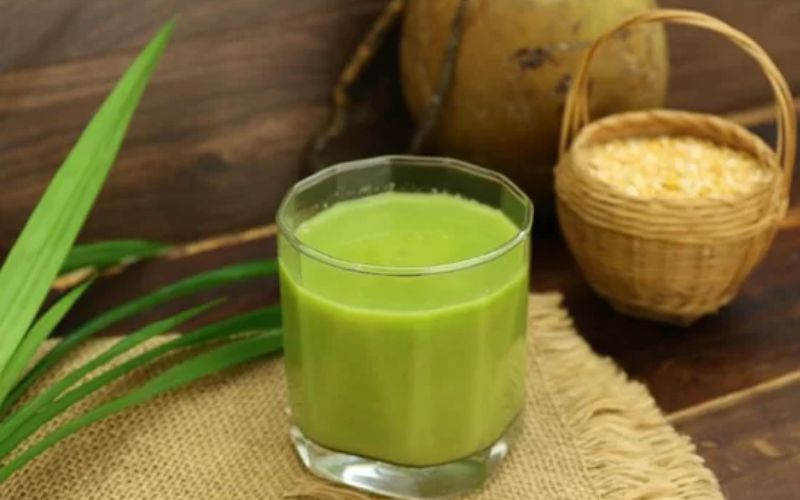Cách làm sữa đậu xanh lá dứa