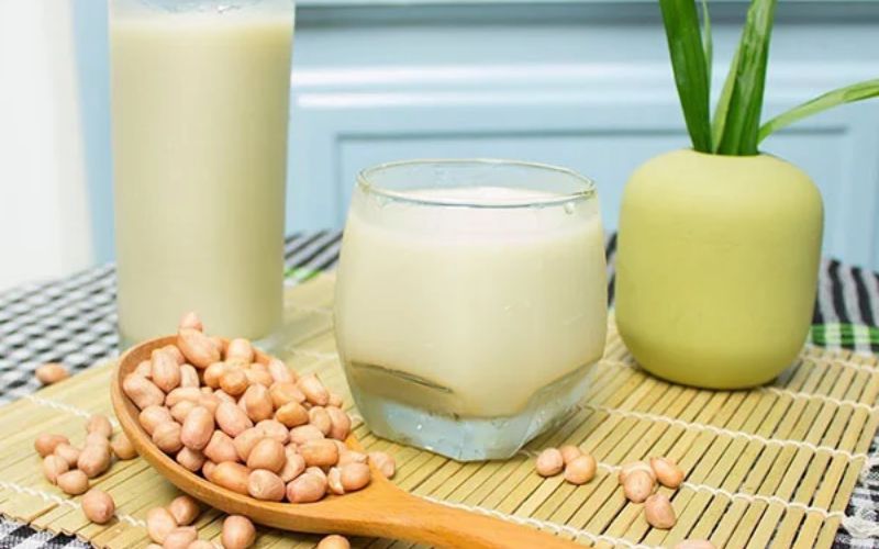 Cách làm sữa đậu xanh đậu phộng