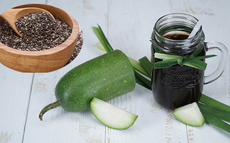 Nấu trà bí đao thơm ngon đơn giản