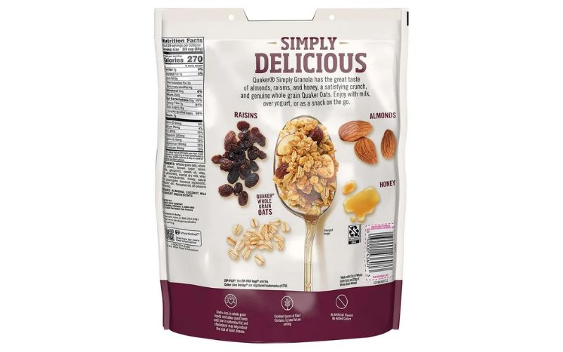 Quaker Simply Granola ( Oats, Honey, Raisins & Almonds )