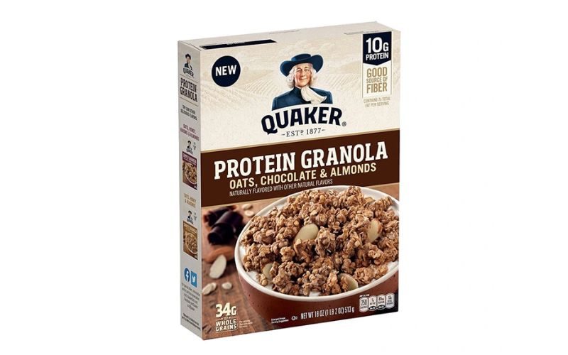 Quaker Protein Granole ( Oats, Chocolate & Almonds )