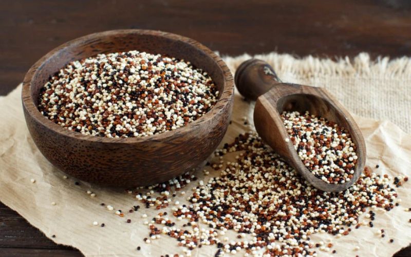 Hạt quinoa ngăn ngừa thiếu máu sau sinh