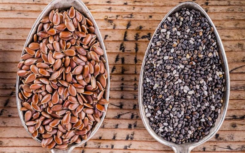 Hạt chia và hạt lanh giúp ngừa sự phát triển của bệnh
