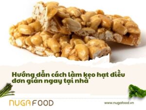 cách làm kẹo hạt điều