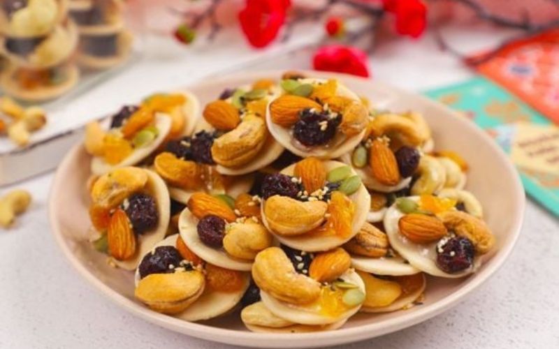 Cách làm bánh hạt điều đồng tiền thơm ngon