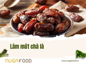làm mứt chà là