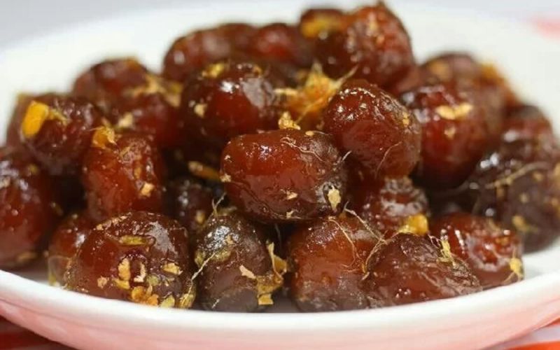 Mứt mơ gừng sấy dẻo