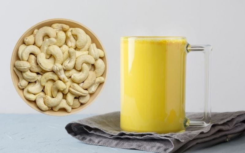 Làm sữa hạt điều khoai lang giảm cân
