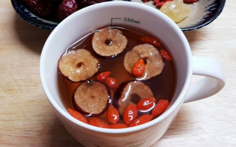Trà táo đỏ kỷ tử bảo vệ gan 