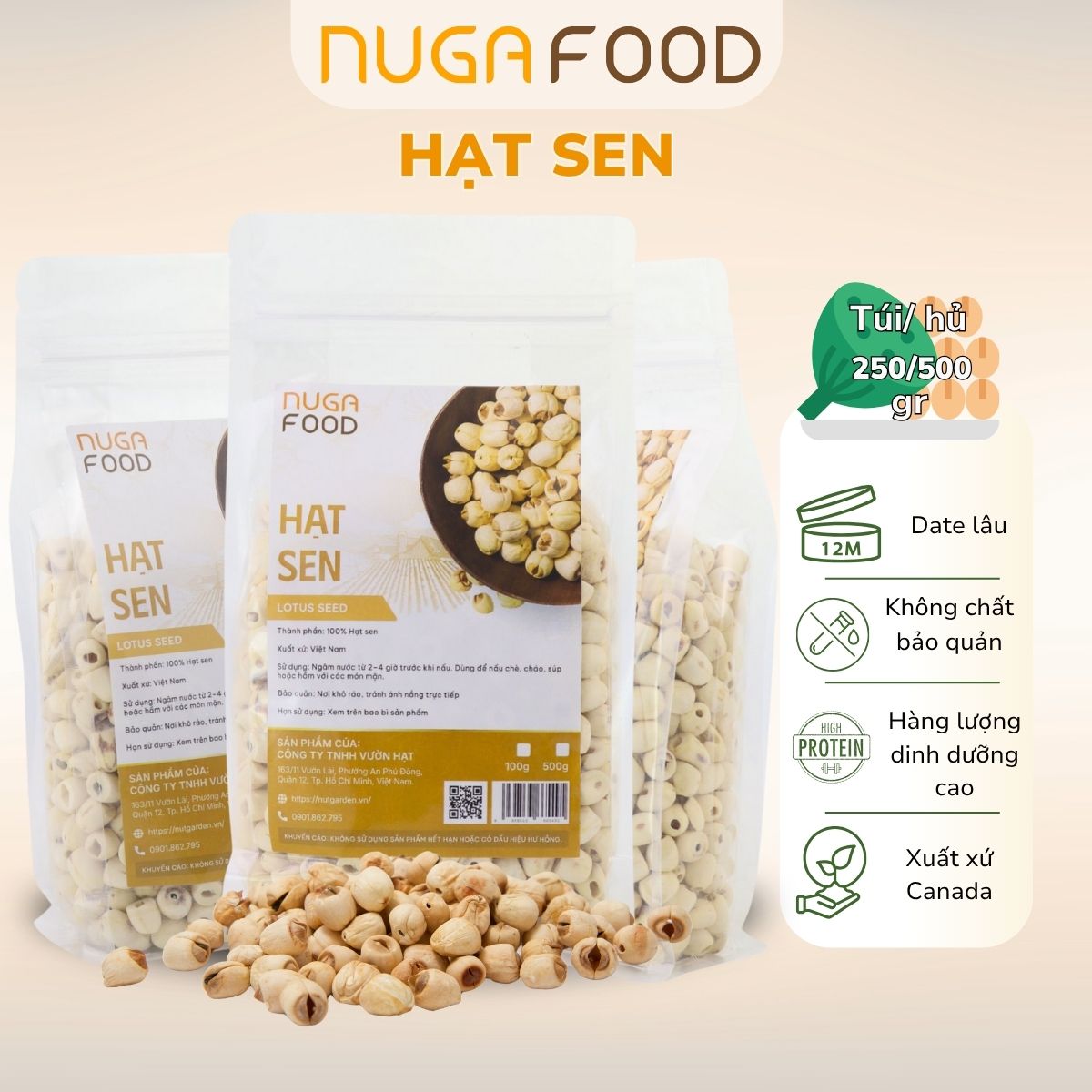 HẠT SEN - Nugafood - Ảnh 2