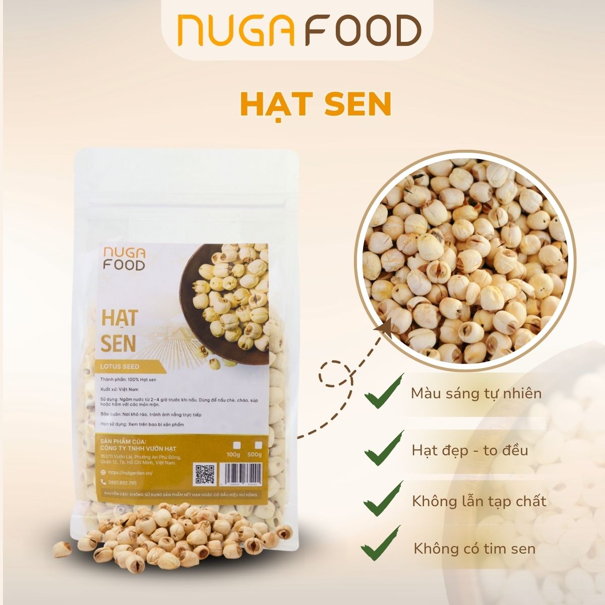 HẠT SEN - Nugafood - Ảnh 3