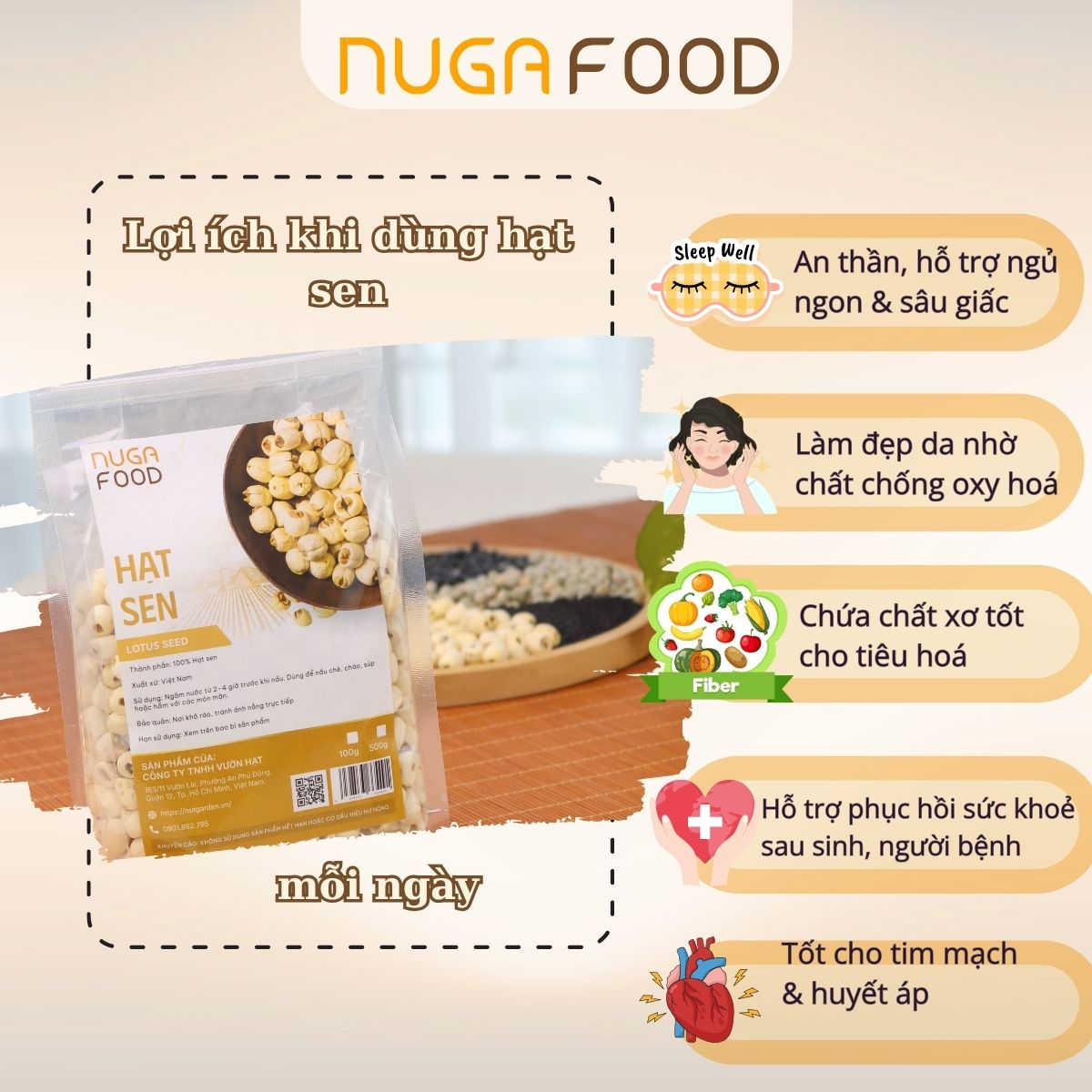 HẠT SEN - Nugafood - Ảnh 6