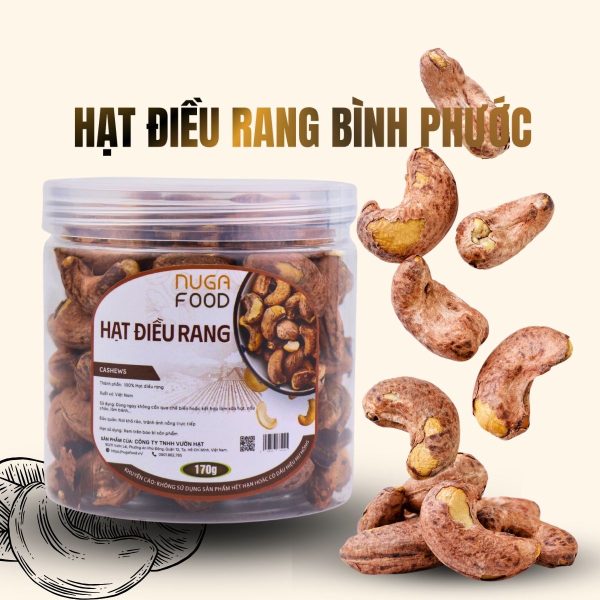 Hạt điều rang