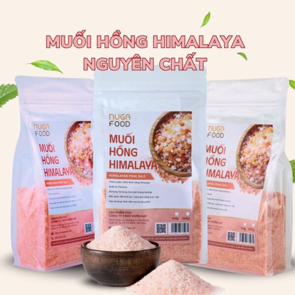 Muối hồng Himalaya hạt mịn