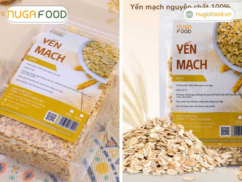 Nuga Food - Địa chỉ bán yến mạch chất lượng, uy tín, nguồn gốc xuất xứ rõ ràng