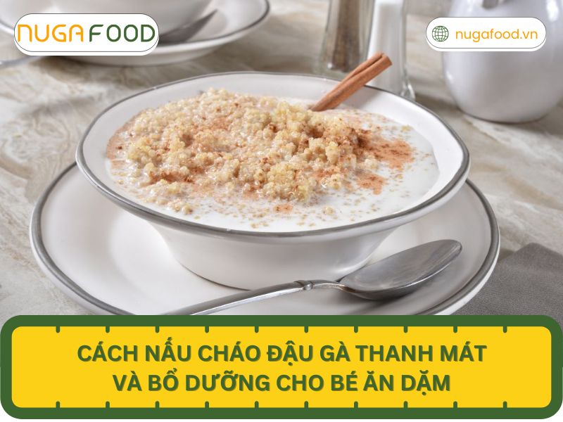 Cháo đậu gà
