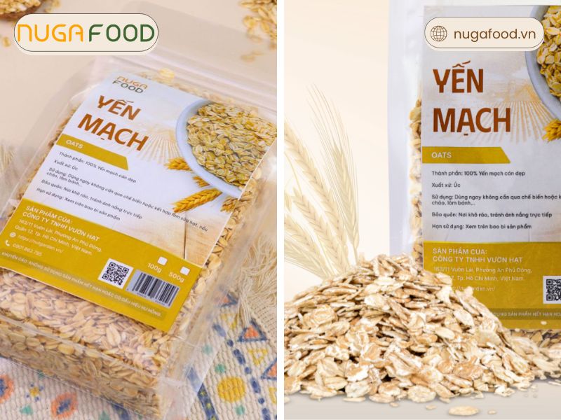 Nuga Food - Đơn vị cung cấp yến mạch chất lượng cho món cháo thêm dinh dưỡng