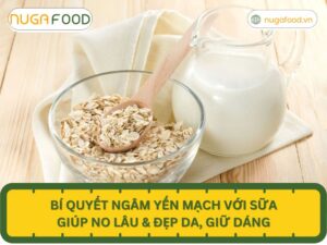 yến mạch ngâm sữa