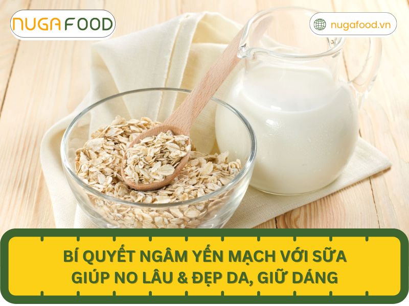 yến mạch ngâm sữa