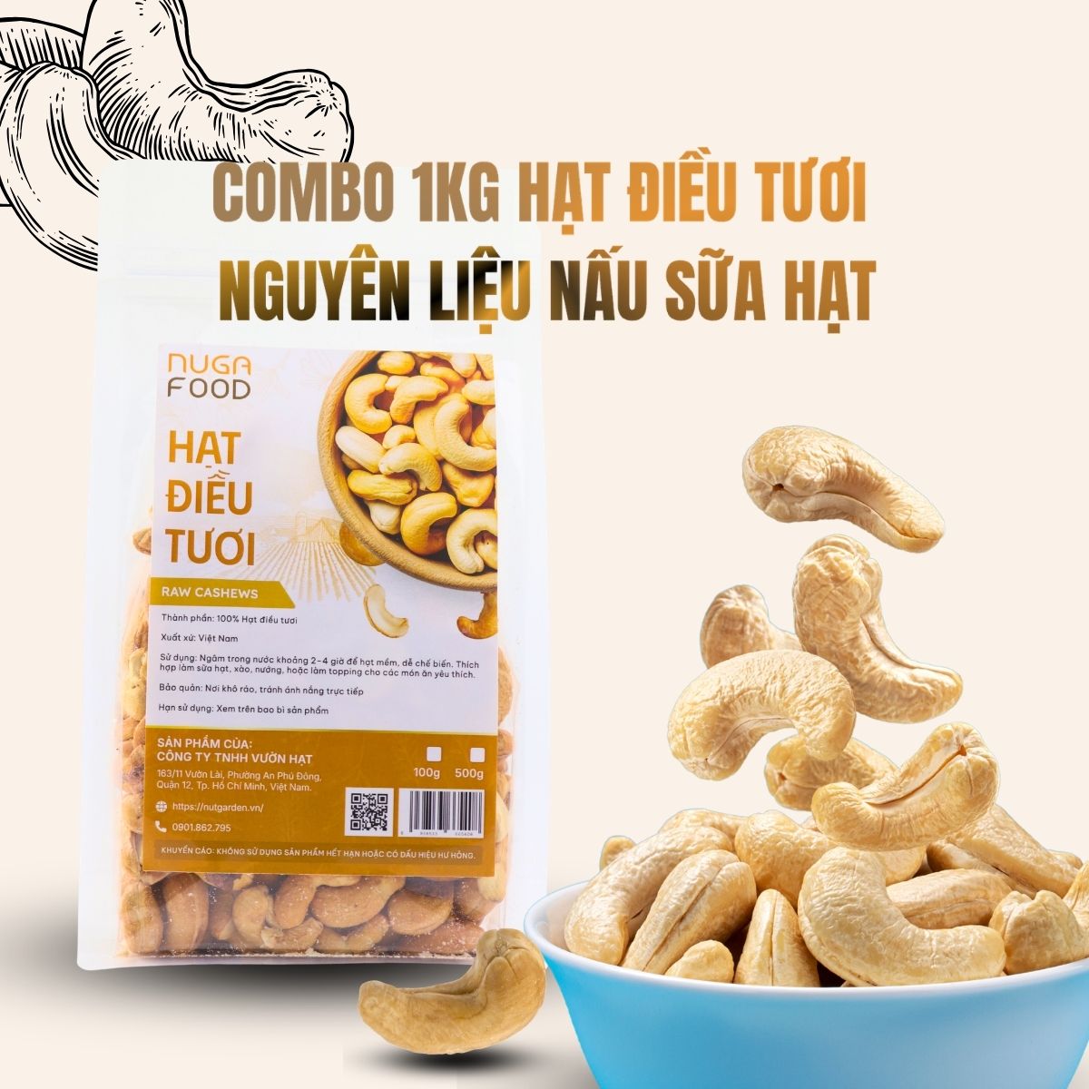 hạt điều sống