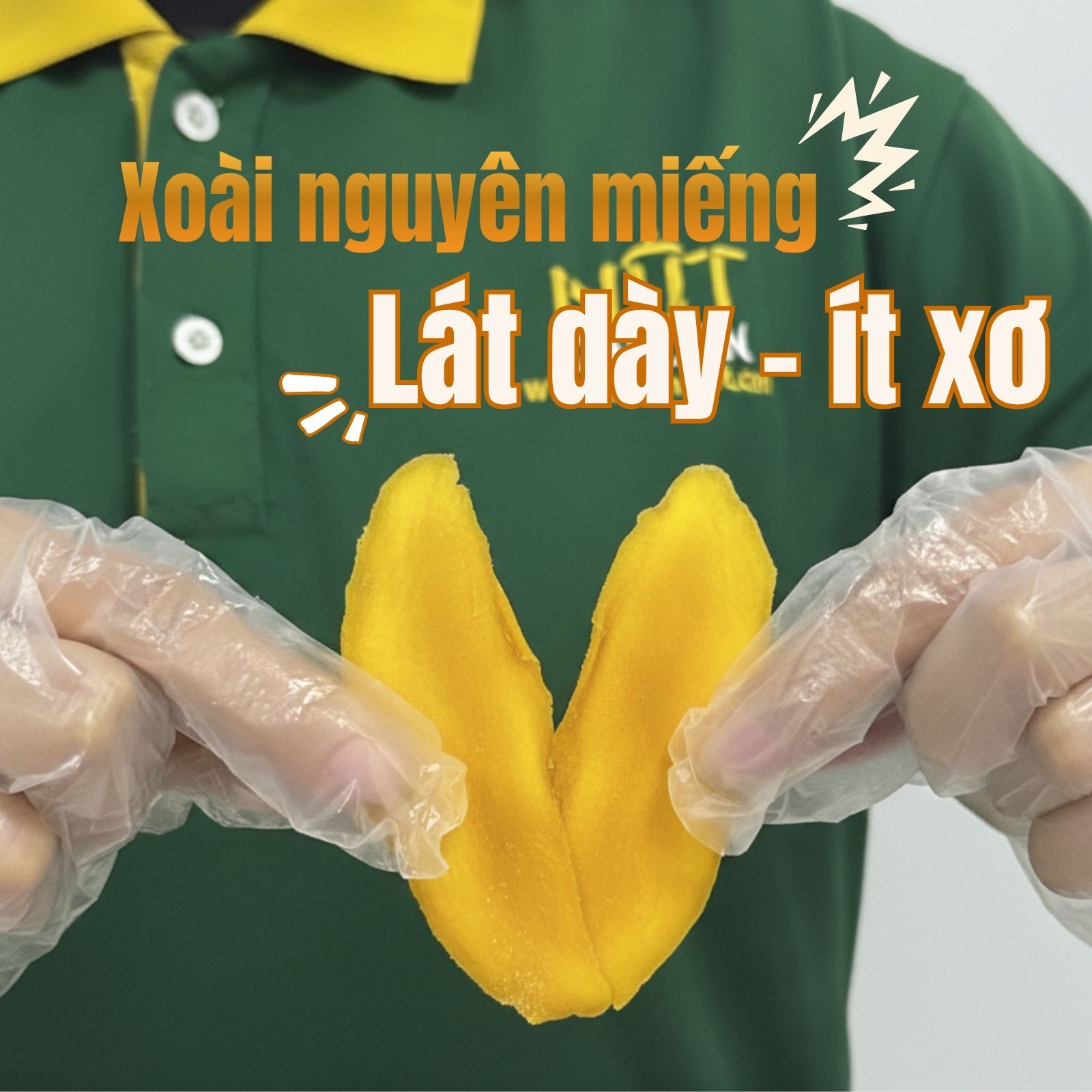 Xoài Sấy Dẻo Nugafood – Lát Dày, Dẻo Mềm, Vị Chua Ngọt Tự Nhiên (Hũ 200g) - Ảnh 7